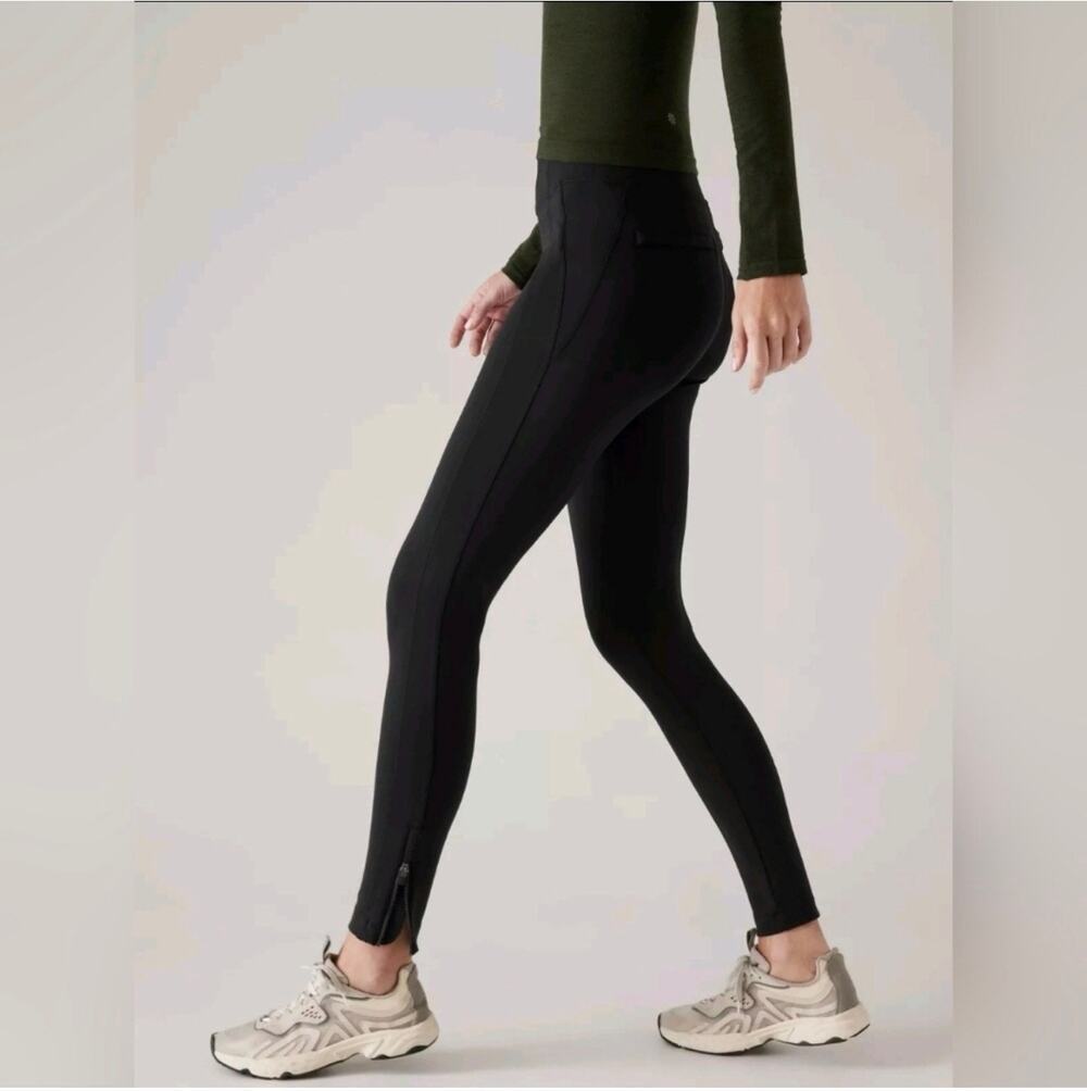 Athleta Leggings Womens Small Black Delancey Skyline High Rise Commute Sporty